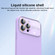 iPhone 14 Pro Max Liquid Silicone Large Glass Window Phone Case - Antique White