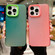 iPhone 14 Pro Max IMD Colorful Gradient PC + Acrylic Phone Case - Pink