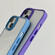 iPhone 14 Pro Max Clear Acrylic Soft TPU Phone Case with Metal Button - White