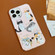 iPhone 14 Pro Max Cartoon Film Craft Hard PC Phone Case - Cute Cats