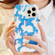 iPhone 14 Pro Max Cartoon Film Craft Hard PC Phone Case - Graffiti Rabbit