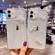 iPhone 14 Pro Max Pearl Bow Glitter Epoxy TPU Phone Case - Three Knots