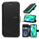 iPhone 14 Pro Max Shockproof PU + TPU Leather Phone Case - Black