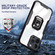 iPhone 14 Pro Max Armor Shockproof Magnetic Ring Phone Case - Navy Blue