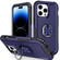iPhone 14 Pro Max 3 in 1 Ring Holder Phone Case  - Navy Blue