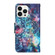 iPhone 14 Pro Max 3D Colored Drawing Flip Leather Phone Case  - Star Mandala