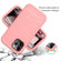 iPhone 14 Pro Max Wave Pattern 3 in 1 Silicone + PC Shockproof Phone Case  - Rose Gold