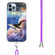 iPhone 14 Pro Max 2.0mm Airbag Shockproof TPU Phone Case with Lanyard  - Whale