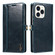 iPhone 14 Pro Max GQUTROBE RFID Blocking Oil Wax Leather Case  - Blue