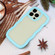 iPhone 14 Pro Max Candy Color Wave TPU Clear PC Phone Case - Blue