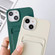 iPhone 14 Pro Max Crossbody Lanyard Elastic Silicone Card Holder Phone Case - Dark Green