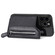 iPhone 14 Pro Max Carbon Fiber Horizontal Flip Zipper Wallet Phone Case - Black