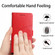 iPhone 14 Pro Max Y Stitching Horizontal Flip Leather Phone Case  - Red
