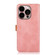 iPhone 14 Pro Max KHAZNEH Dual-color Cowhide Texture Flip Leather Phone Case  - Rose Gold