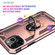 iPhone 14 Pro Max Shockproof TPU + PC Ring Holder Phone Case  - Rose Gold