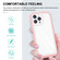 iPhone 14 Pro Max Clear Acrylic + PC + TPU Shockproof Phone Case  - Pink