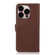 iPhone 14 Pro Max Litchi Texture Horizontal Flip Leather Phone Case  - Brown