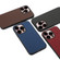 iPhone 14 Pro Max Carbon Fiber Texture Phone Case  - Brown