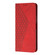 iPhone 14 Pro Max Diamond Pattern Splicing Skin Feel Magnetic Phone Case  - Red