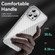 iPhone 14 Pro Max Carbon Fiber Texture Shockproof Phone Case  - Transparent Black