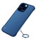 iPhone 14 Pro Max Metal Lens Frosted Finger Ring Strap Phone Case  - Blue