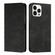 iPhone 14 Pro Max Diamond Pattern Splicing Skin Feel Magnetic Phone Case  - Black