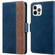 iPhone 14 Pro Max Stitching Magnetic RFID Leather Case  - Royal Blue