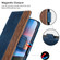 iPhone 14 Pro Max Stitching Magnetic RFID Leather Case  - Royal Blue