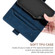 iPhone 14 Pro Max Stitching Magnetic RFID Leather Case  - Royal Blue