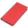 iPhone 14 Pro Max Magnetism Skin Feel Card Holder Leather Phone Case  - Red