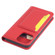 iPhone 14 Pro Max Magnetism Skin Feel Card Holder Leather Phone Case  - Red