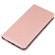 iPhone 14 Pro Max Magnetism Skin Feel Card Holder Leather Phone Case  - Rose Gold