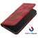 iPhone 14 Pro Max Football Texture Magnetic Leather Flip Phone Case  - Red