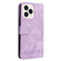 iPhone 14 Pro Max Skin Feel Life Tree Leather Case  - Purple