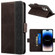 iPhone 14 Pro Max Stitching Magnetic RFID Leather Case  - Coffee