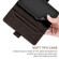 iPhone 14 Pro Max Stitching Magnetic RFID Leather Case  - Coffee