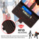 iPhone 14 Pro Max Stitching Magnetic RFID Leather Case  - Coffee