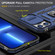iPhone 14 Pro Max Armor PC + TPU Camera Shield Phone Case  - Navy Blue