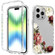 iPhone 14 Pro Max Transparent Painted Phone Case  - Rose