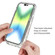 iPhone 14 Pro Max Transparent Painted Phone Case  - Rose