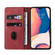 iPhone 14 Pro Max Wristband Magnetic Leather Phone Case  - Red