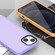 iPhone 14 Pro Max Translucent Frosted Shockproof Phone Case  - Light Purple