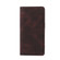 iPhone 14 Pro Max Simple Suction Closure Horizontal Flip Leather Case  - Brown