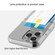 iPhone 14 Pro Max Dual Card TPU Phone Case  - Transparent