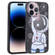 iPhone 14 Pro Max Spaceman Binoculars Phone Case  - Black and Brown