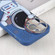 iPhone 14 Pro Max Spaceman Binoculars Phone Case  - Blue and Beige