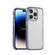 iPhone 14 Pro Max Ice Transparent Laser Phone Case  - Blue