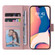 iPhone 14 Pro Max Marble Bronzing Stitching Horizontal Flip PU Leather Case  - Purple