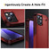 iPhone 14 Pro Max PC + TPU Shockproof Protective Phone Case  - Red+Rose Red