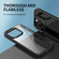 iPhone 14 Pro Max iPAKY Shockproof PC + TPU Protective Phone Case  - Black